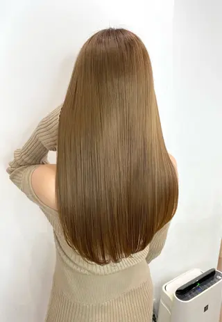 ロング カラー 【ボブ/縮毛矯正 /髪質改善】motoのヘアスタイル