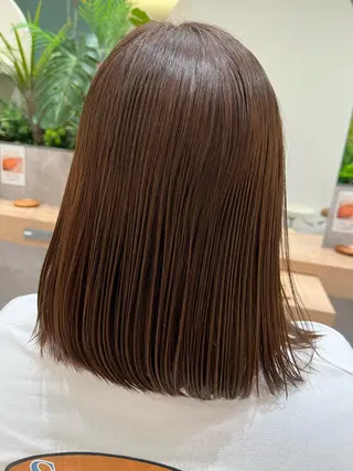 ミディアム カラー 桑原 りゆのヘアスタイル
