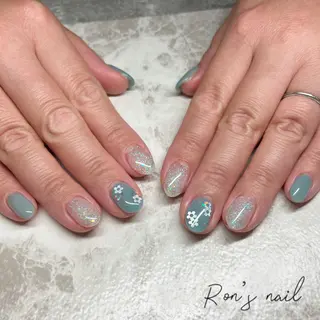 ネイル Ron's nail 笹岡のネイルデザイン