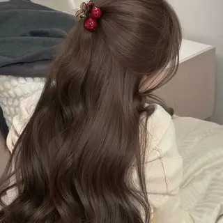 ロング 🤍韓国暗髪 レイヤー🤍きょうのヘアスタイル