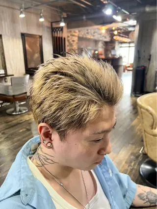 ショート メンズ M.Fe's はるな 🖤メンズカット募集のヘアスタイル