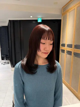 ロング カラー ヘアアレンジ 艶髪/ロングモデル 募集🫧terukaのヘアスタイル