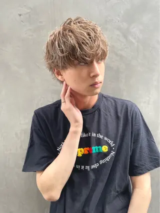 カラー メンズ 大滝 宜史のヘアスタイル