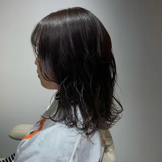 ミディアム カラー 🍃marina🍃 韓国ヘア/Aujuaのヘアスタイル