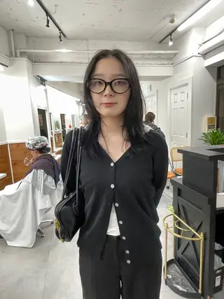 ミディアム カラー レイヤー/似合わせ TAKUYAのヘアスタイル