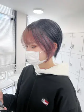 カラー 暗め透明感ヘア🤍 トレンドスタイル🤍のヘアスタイル