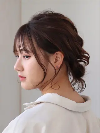 ミディアム ヘアアレンジ i.GINZA所属・似合わせショート広瀬 和輝のヘアスタイル