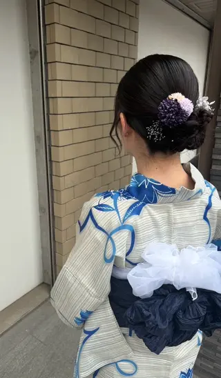 セミロング ヘアアレンジ Reve  resort所属・美髪× ヘアセット✨Araiのヘアスタイル
