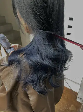 カラー ミユ/レイヤー/ カットモデル/名東区のヘアスタイル