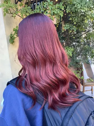 ロング カラー 酸スト/フェザー パーマ/三谷海斗のヘアスタイル