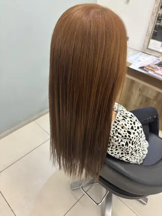 ロング カラー 山本 紅葉のヘアスタイル