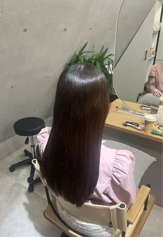 ロング sand ikebukuro所属・うる艶地毛風縮毛特化 ルナのヘアスタイル