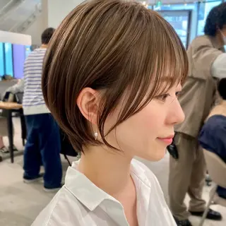 ショート VIEW Tokyo所属・🎀ミディアムボブ/ 縮毛矯正/ひかりのヘアスタイル