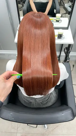ロング 🦄髪質改善トリー トメント🦄イリスのヘアスタイル