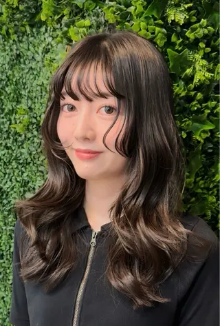 ロング カラー Pocket仙台 💚モエリのヘアスタイル
