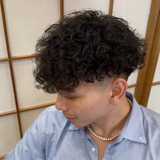 ショート カラー メンズ Louwe  sharesalon所属・松井 豊のヘアスタイル