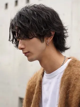 ショート パーマ メンズ fifth  SAKAE所属・山本千太 ✨メンズパーマ✨のヘアスタイル