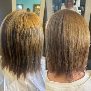 ミディアム 安達 望のヘアスタイル