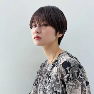 ショート 艶髪ストレート/ 理美容師/ショウキのヘアスタイル