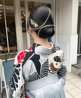 ヘアアレンジ ホンダリサコ 透明感カラー/ボブのヘアスタイル