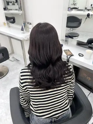 セミロング カラー ヘアアレンジ 韓国メンズヘア 🏹maika🪽のヘアスタイル