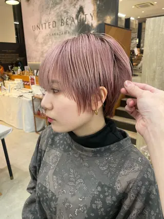 ショート UNITED  BEAUTY KANAZAWA所属・テラダ ユウシンのヘアスタイル