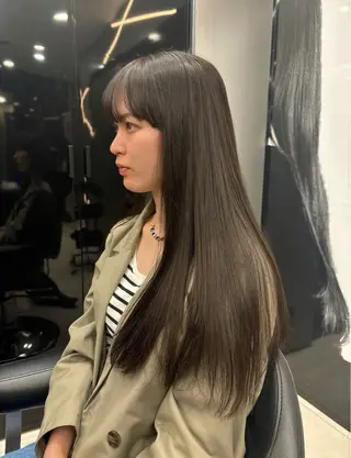ロング HARUKI MINATO Japan KOBE所属・山本 優太のヘアスタイル