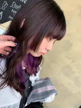 ロング カラー 立川/シールエクステ /みづきのヘアスタイル