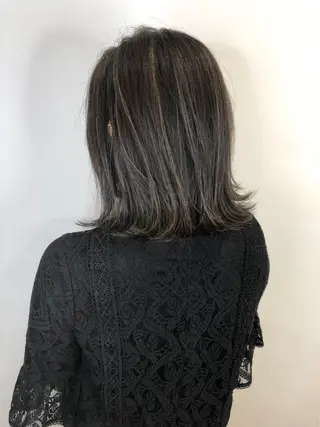 ミディアム カラー Lien 深井店のヘアスタイル