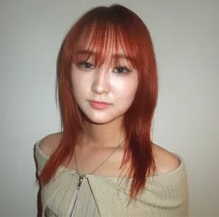 セミロング カラー タマキ/似合わせ カット/Wカラーのヘアスタイル