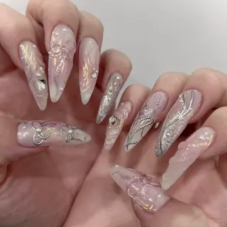 ネイル moca  心斎橋店所属・moca心斎橋店 Aina🐈‍⬛🤍のネイルデザイン