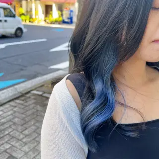 セミロング カラー 髪質改善ストレート/ 💎Ryoka💎のヘアスタイル
