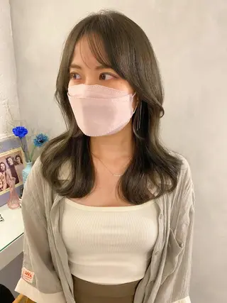 ミディアム パーマ レイヤーカットのプロ 大人ヘア宮森貴志のヘアスタイル