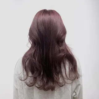 ロング カラー ヘアアレンジ キヨミ 韓国レイヤーカットのヘアスタイル
