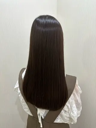 ロング v-lab studio所属・韓国レイヤーカット/ 艶カラー/ noaのヘアスタイル