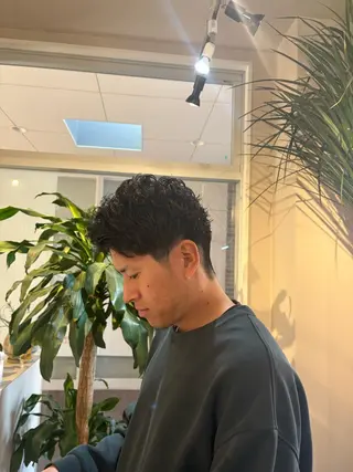 パーマ メンズ Flag hair所属・しゅり Flag hairのヘアスタイル