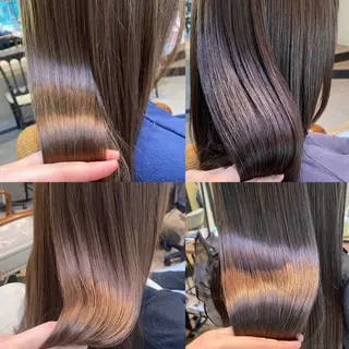 カラー 新宿 / Aujua ｿﾑﾘｴ🫧森田涼介のヘアスタイル