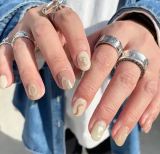 ネイル Sea  nail by emaのネイルデザイン