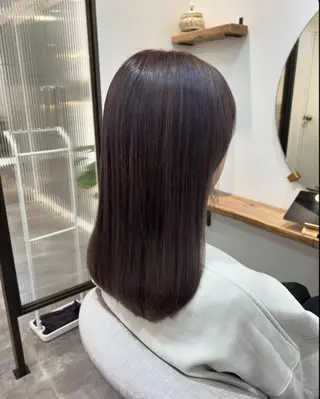 セミロング カラー Seina セイナのヘアスタイル