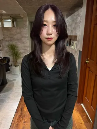 ミディアム カラー mai / linoah˚✧のヘアスタイル