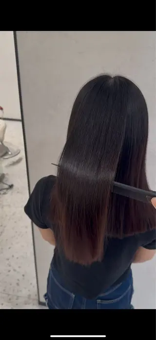 ミディアム 髪質改善✨縮毛矯正 ✨HARUKI✨のヘアスタイル