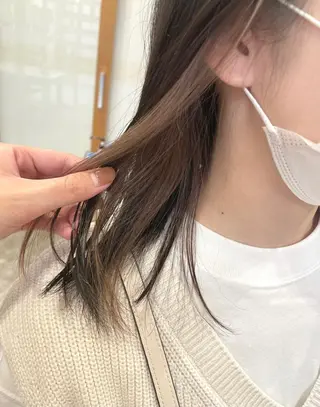 ミディアム カラー カノエ 乃木店のヘアスタイル