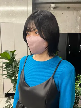 ミディアム 林 菜月のヘアスタイル