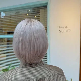 ショート かとう なこ🐾ストレートのヘアスタイル