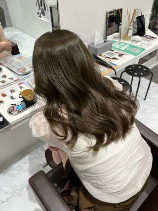 ミディアム カラー Grow by NYNY 坂本 理輝のヘアスタイル