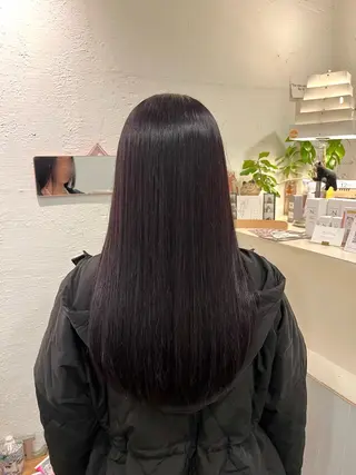 ロング カラー 栗林 惟のヘアスタイル