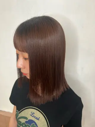 ミディアム HAREKE Loopidea所属・鈴木結花/立川美容師 /韓国スタイルのヘアスタイル