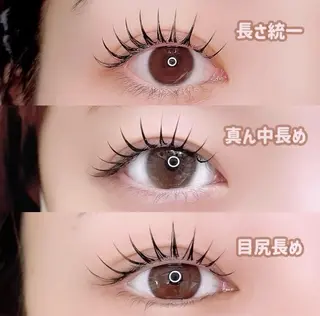 マツエク・マツパ S+アサクサ束感 外国人風パリジエンヌのマツエク・マツパデザイン