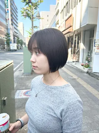 ショート カラー 🌿艶髪透明感 佐藤遥🌿のヘアスタイル