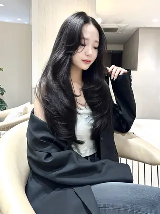 ロング カラー ♡Yoshino♡ 色っぽトレンドヘアのヘアスタイル